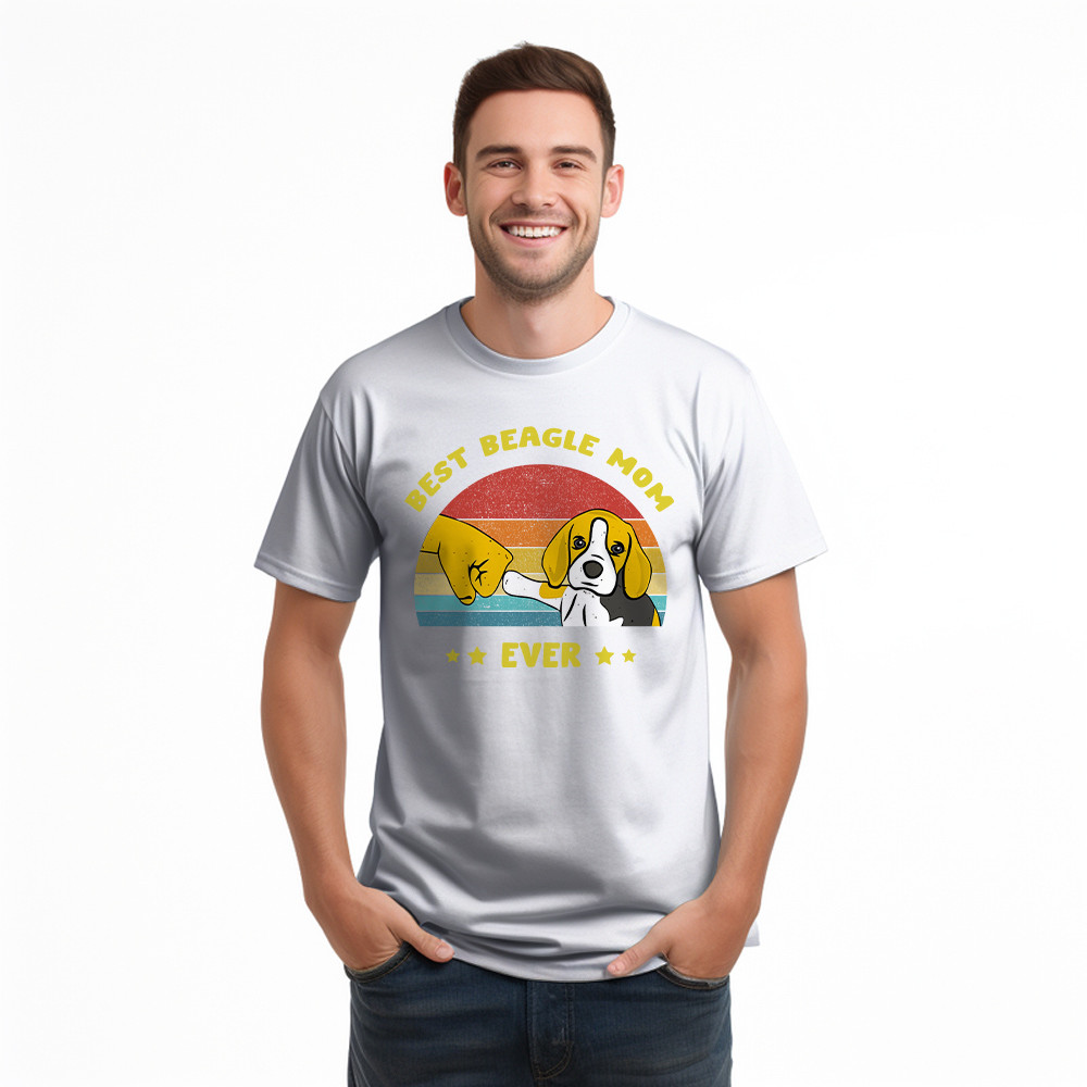 Best Beagle Mom Ever Shirt Beagle Lover Vintage T Shirt Gift For Womens