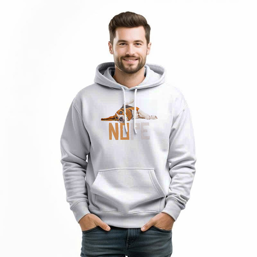 Lazy Beagle Nope Shirt Vintage Fun Hoodie Designs Beagle Owner Gifts